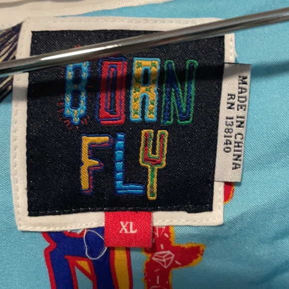 BORN FLY | shirt Cash Money rayon novelty print - Picture 9 of 9